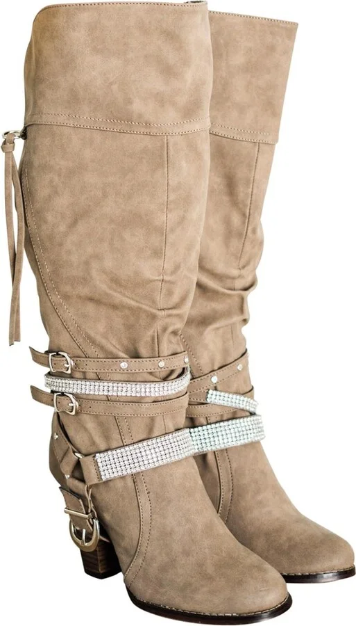 Women's Stacey Boots In Taupe