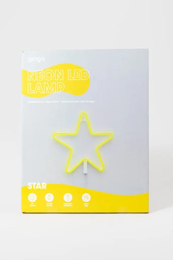 Women's Star LED Neon Sign in Yellow by Francesca's - Size: One Size - Image 2