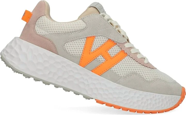 Women's Starling Sneaker In Grey/nude/orange