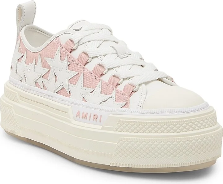 Women's Stars Court Cotton Low-Top Sneakers - Evening Sand - Size 11 - Image 2