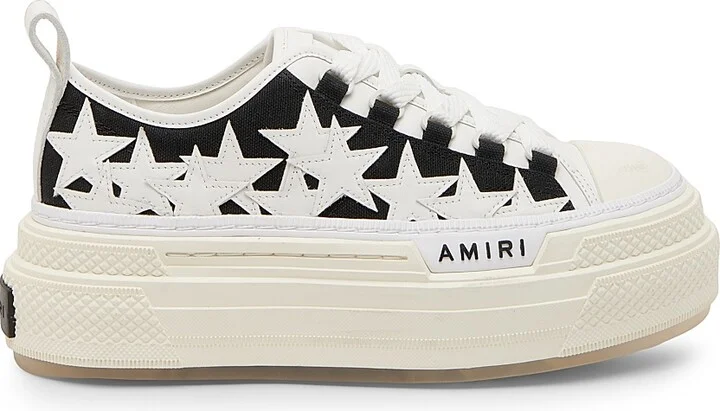Women's Stars Court Cotton Low-Top Sneakers - Evening Sand - Size 11 - Image 10
