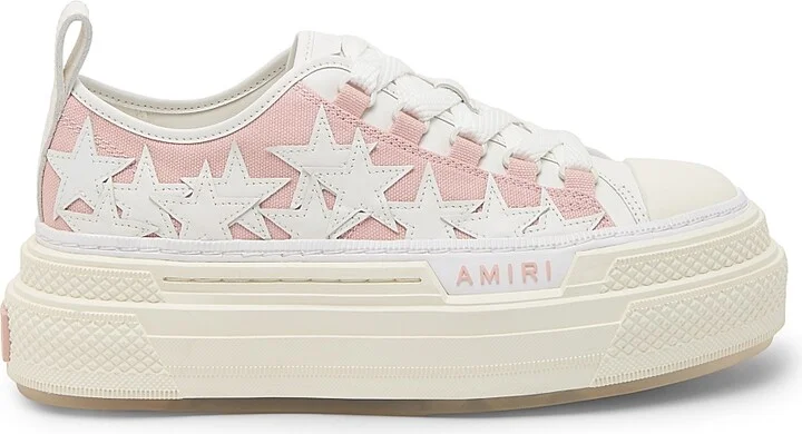 Women's Stars Court Cotton Low-Top Sneakers - Evening Sand - Size 11