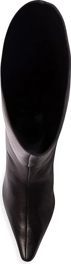 Women's Stass 50MM Leather Boots - Black Leather - Size 5.5 - Image 6