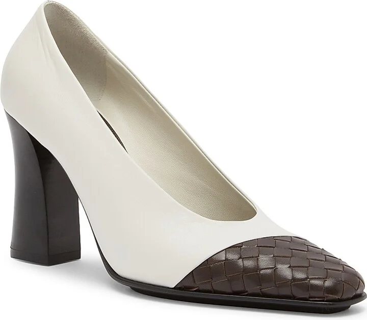 Women's Step 85MM Leather Pumps - Fondant - Size 5 - Image 2