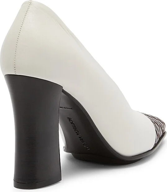 Women's Step 85MM Leather Pumps - Fondant - Size 5 - Image 3