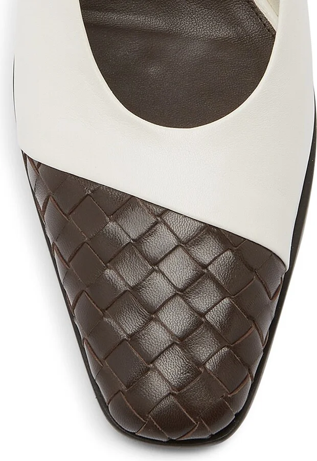 Women's Step 85MM Leather Pumps - Fondant - Size 5 - Image 4