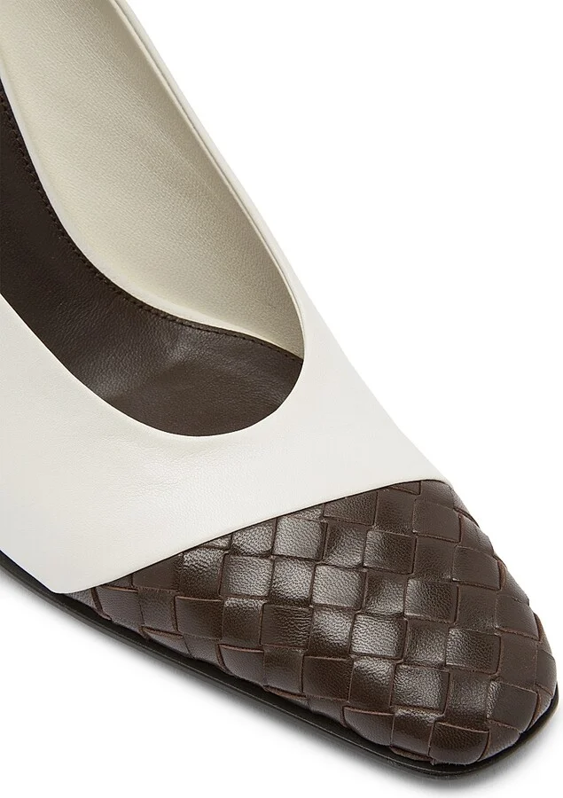 Women's Step 85MM Leather Pumps - Fondant - Size 5 - Image 7