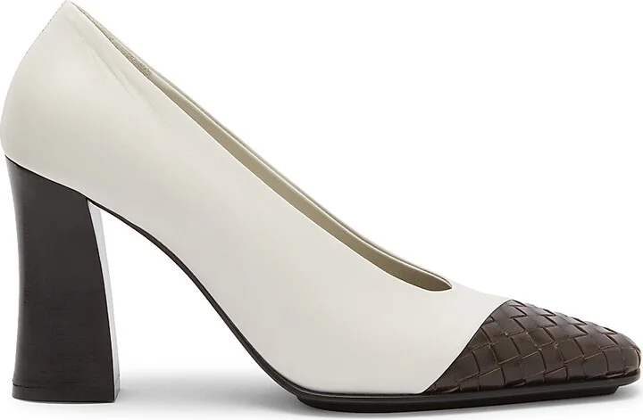 Women's Step 85MM Leather Pumps - Fondant - Size 5