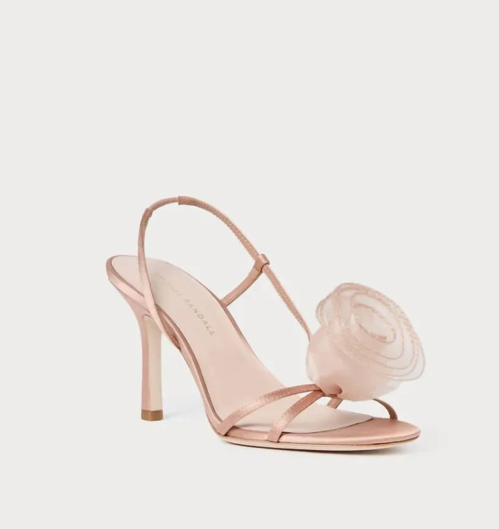 Women's Steph Organza Rose Sandal In Blush