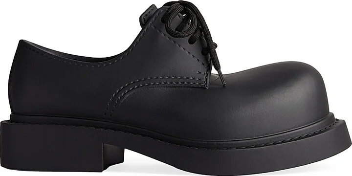Women's Steroid Derby Shoes - Black - Size 6