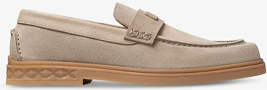 Womens Stone Josh Driver Reverse-Suede Loafers Eur 44.5 / 10.5 Uk Men