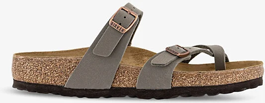 Womens Stone Mayari Faux-Leather Sandals Eur 39 / 6 Uk Women