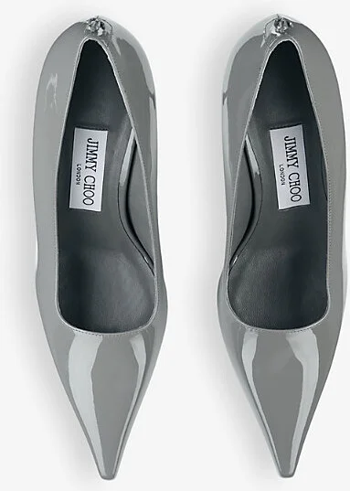 Womens Storm Ixia 80 Logo-Embellished Patent-Leather Heeled Courts Eur 38.5 / 5.5 Uk Women - Image 2