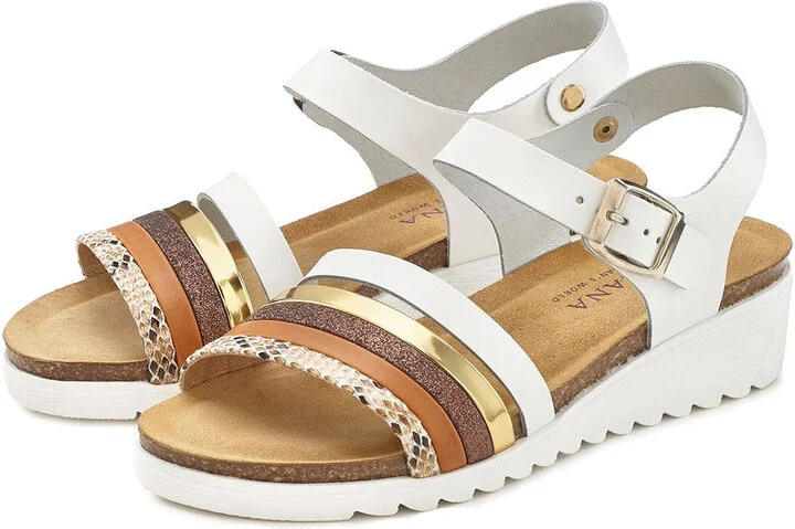 Women's Strap Detail Wedge Sandals