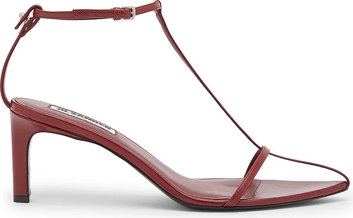 Women's Strappy 65MM Heel Sandals - Chili Red - Size 7