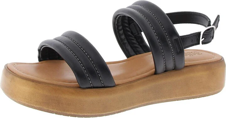 Womens Strappy Flatform Sandals