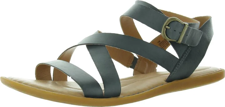 Womens Strappy Leather Ankle Strap