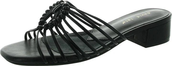Womens Strappy Man Made Slide Sandals