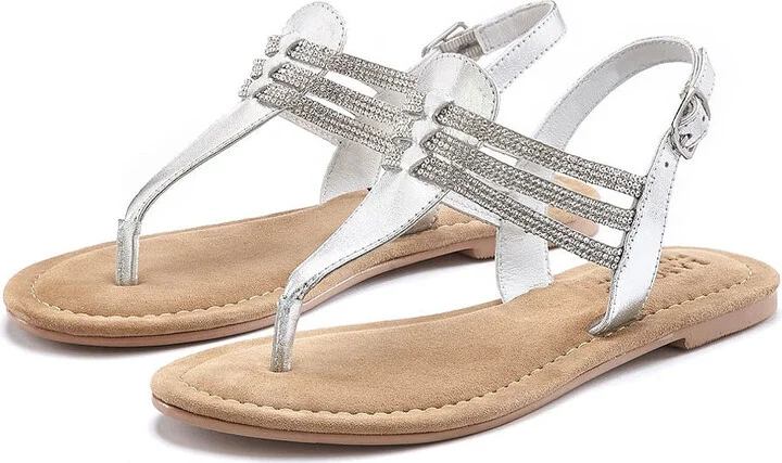 Women's Strappy Rhinestone Sandals