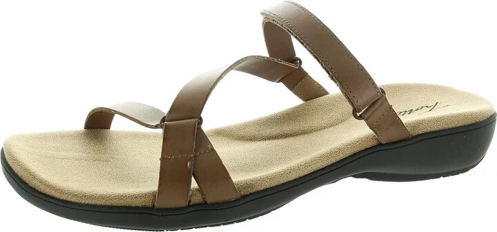 Womens Strappy Slide Sandals