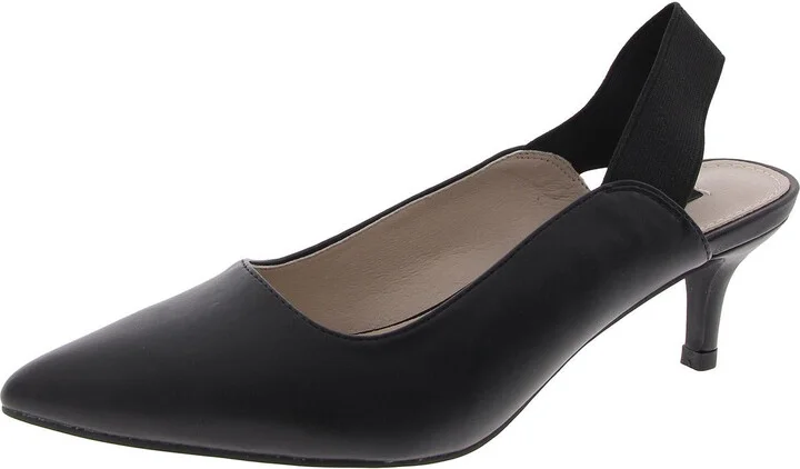 Womens Stretch Kitten Heels