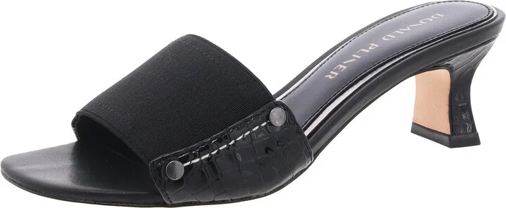 Womens Stretch Kitten Heels
