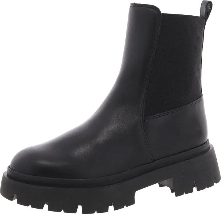 Womens Stretch Leather Booties
