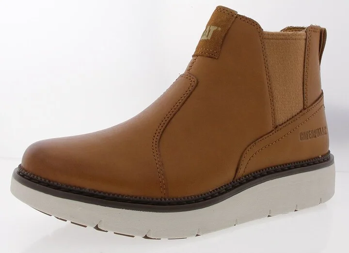 Womens Stretch Leather Chelsea Boots