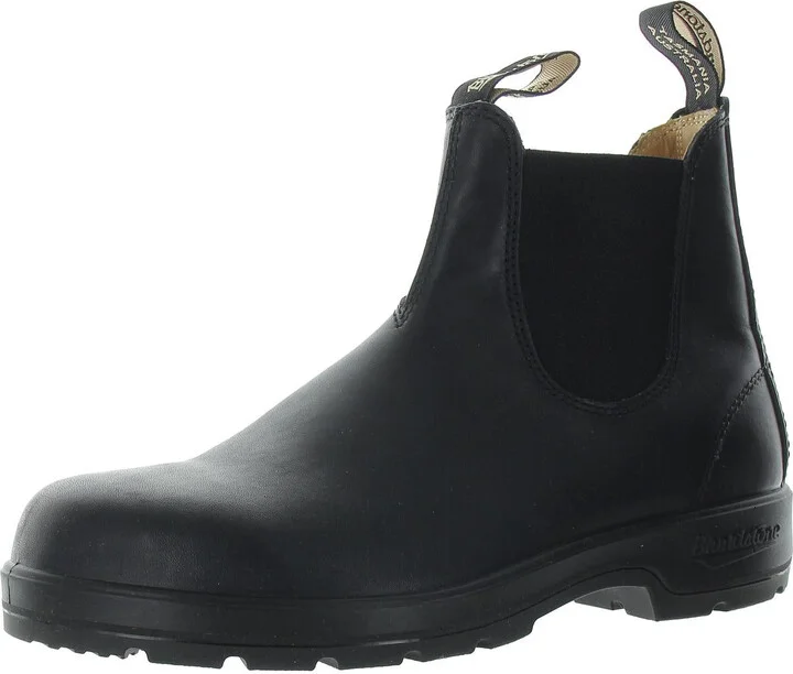 Womens Stretch Leather Chelsea Boots