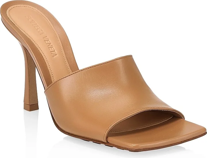 Women's Stretch Leather Mules - Optic White - Size 6.5 - Image 2