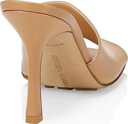 Women's Stretch Leather Mules - Optic White - Size 6.5 - Image 3