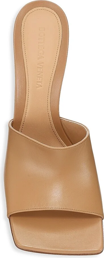 Women's Stretch Leather Mules - Optic White - Size 6.5 - Image 5