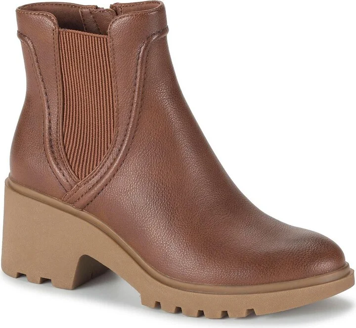 Womens Stretch Manmade Chelsea Boots