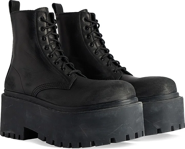 Women's Strike Platform Booties - Black - Size 5 - Image 2