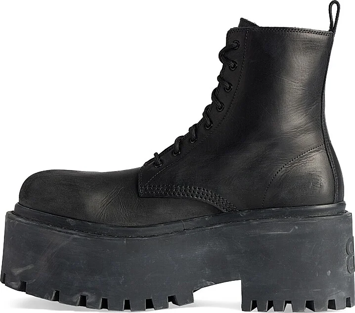 Women's Strike Platform Booties - Black - Size 5 - Image 3