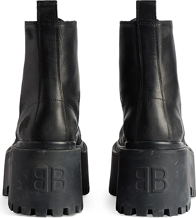 Women's Strike Platform Booties - Black - Size 5 - Image 5