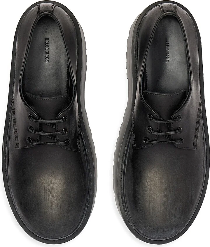 Women's Strike Platform Derby Shoes - Black - Size 6 - Image 6