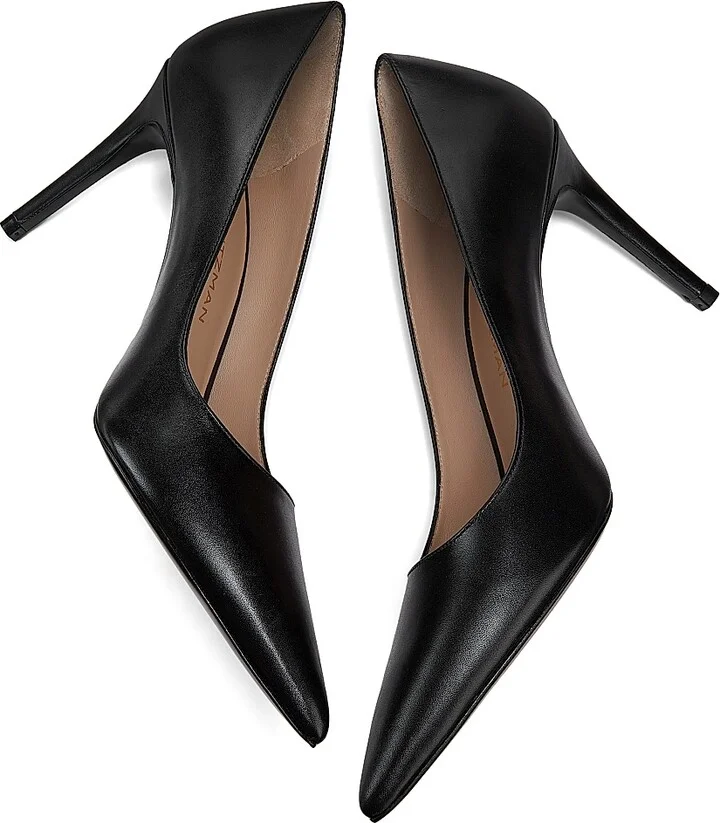 Women's Stuart Power 85 75MM Patent Leather Pumps - Black - Size 10 - Image 6