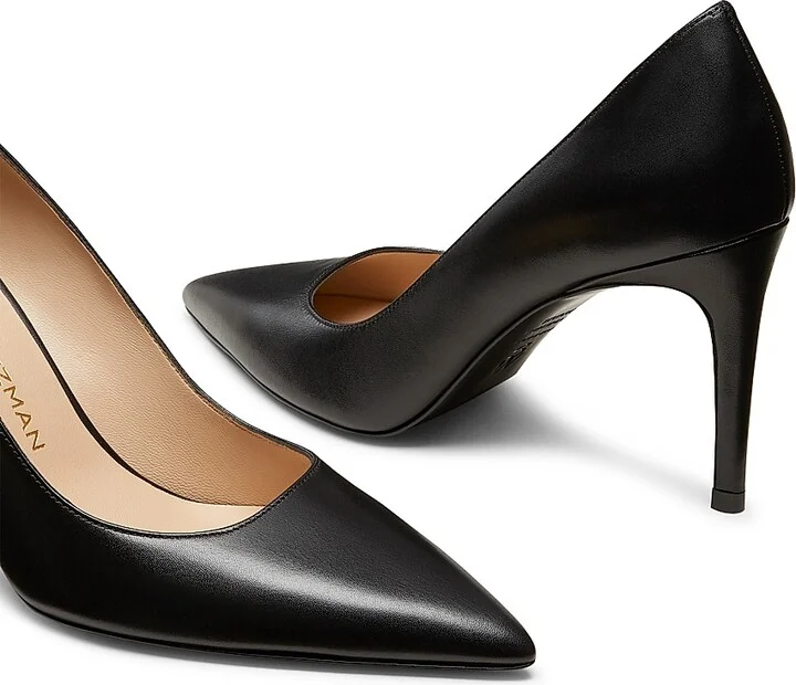 Women's Stuart Power 85MM Leather Pumps - Adobe - Size 10 - Image 7