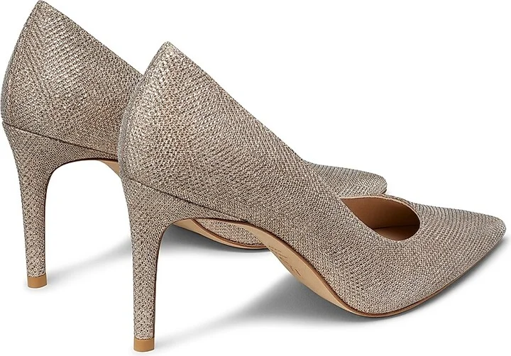 Women's Stuart Power 85MM Point-Toe Pumps - Poudre - Size 10 - Image 3