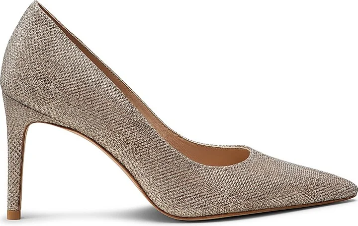 Women's Stuart Power 85MM Point-Toe Pumps - Poudre - Size 10