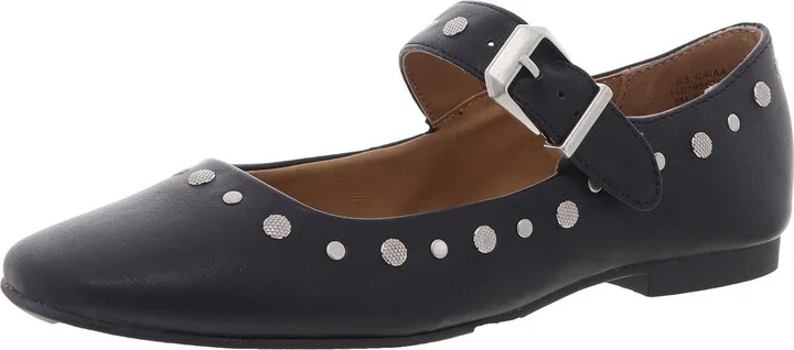 Womens Studded Man Made Mary Janes