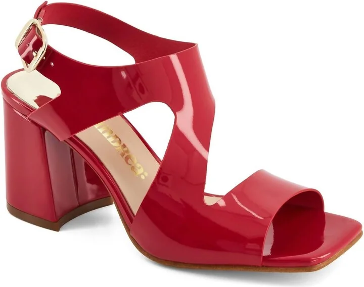 Women's Style Ankle Closure Sandals In Red