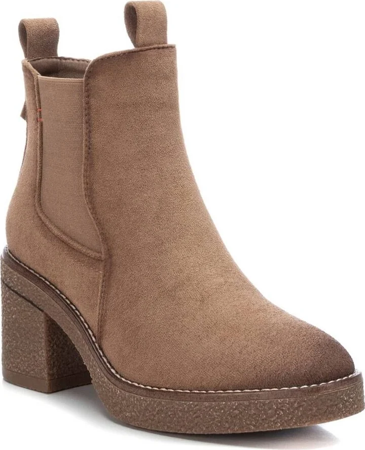 Women's Suede Ankle Booties By XTI