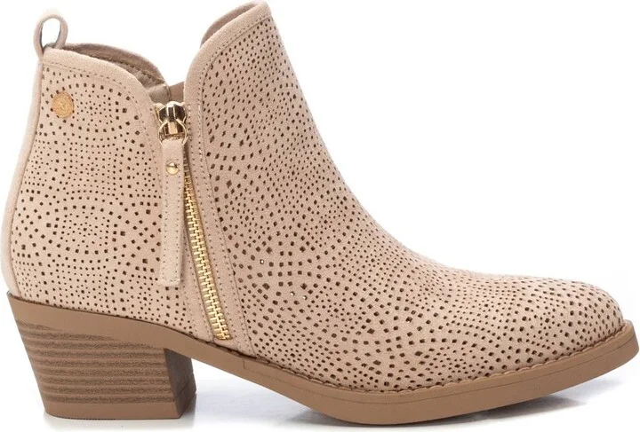 Women's Suede Ankle Booties By XTI