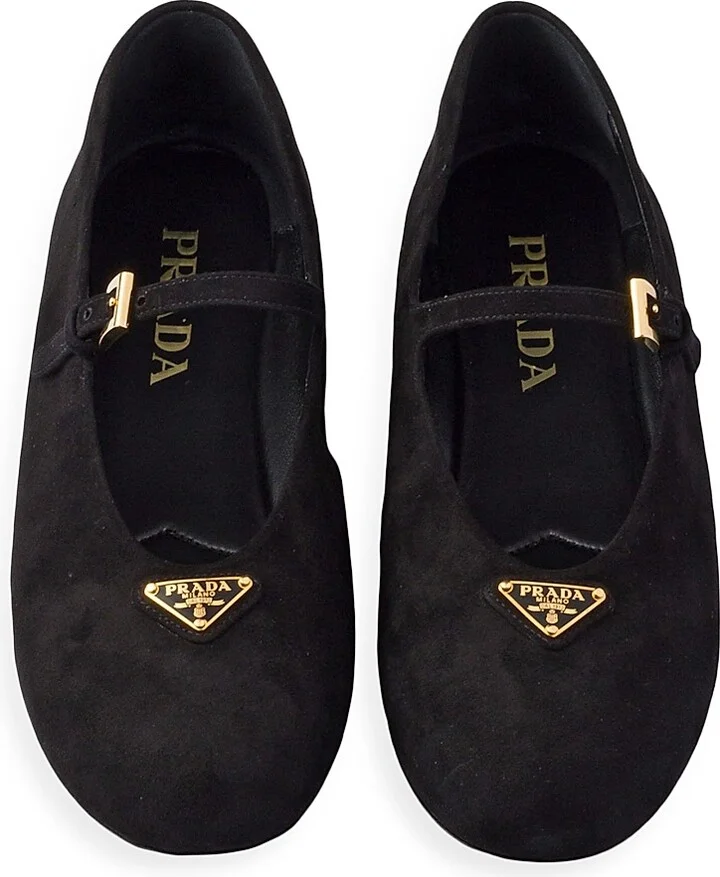 Women's Suede Ballerinas - Brown - Size 5.5 - Image 5