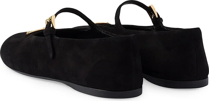 Women's Suede Ballerinas - Brown - Size 5.5 - Image 6