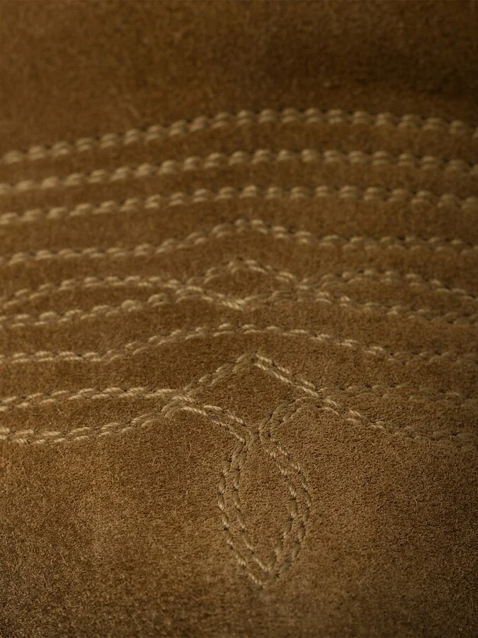 Women's Suede Booties - Brown - Size 9 - Image 5