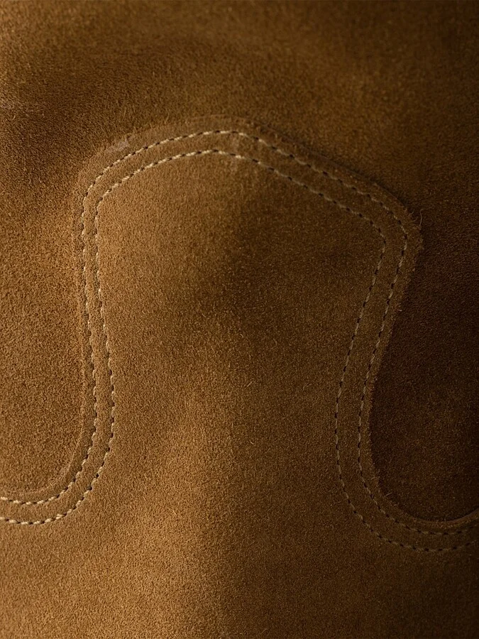 Women's Suede Boots - Brown - Size 7 - Image 4