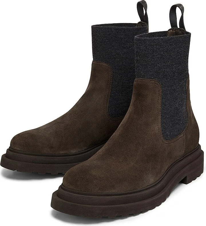 Women's Suede Chelsea Ankle Boots - Corvino - Size 6 - Image 2